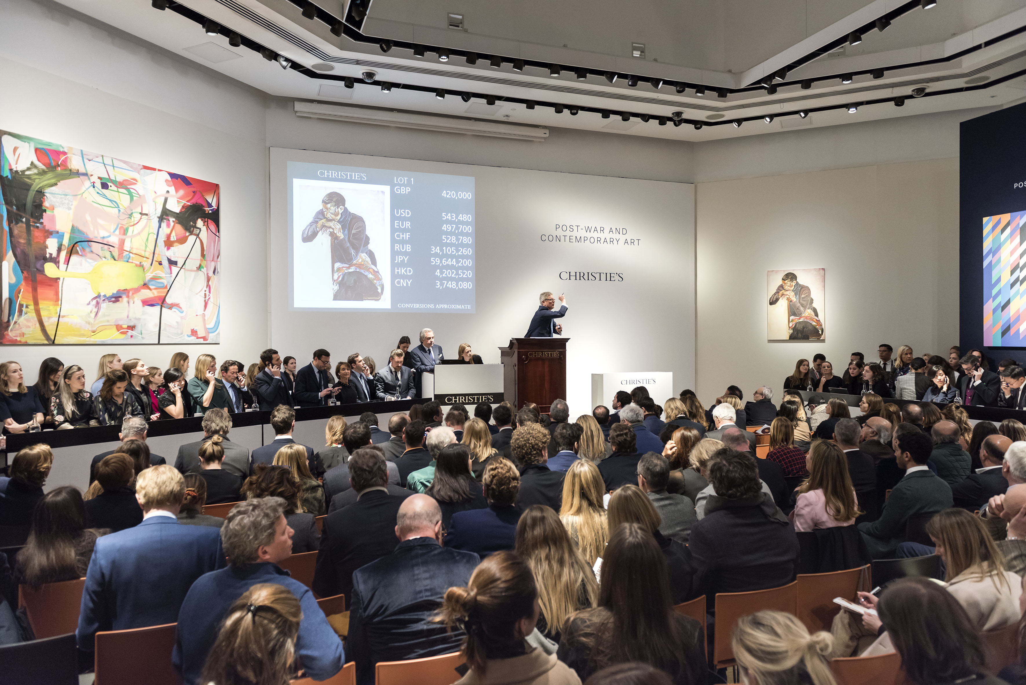 Christie's Postwar and Contemporary London Sale Brings in a ...