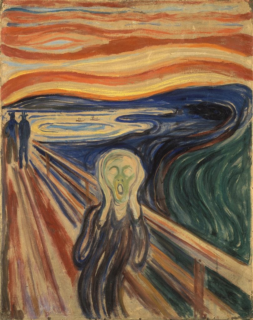 Edvard Munch, The Scream (1910). Collection of the Munch Museum, Oslo.