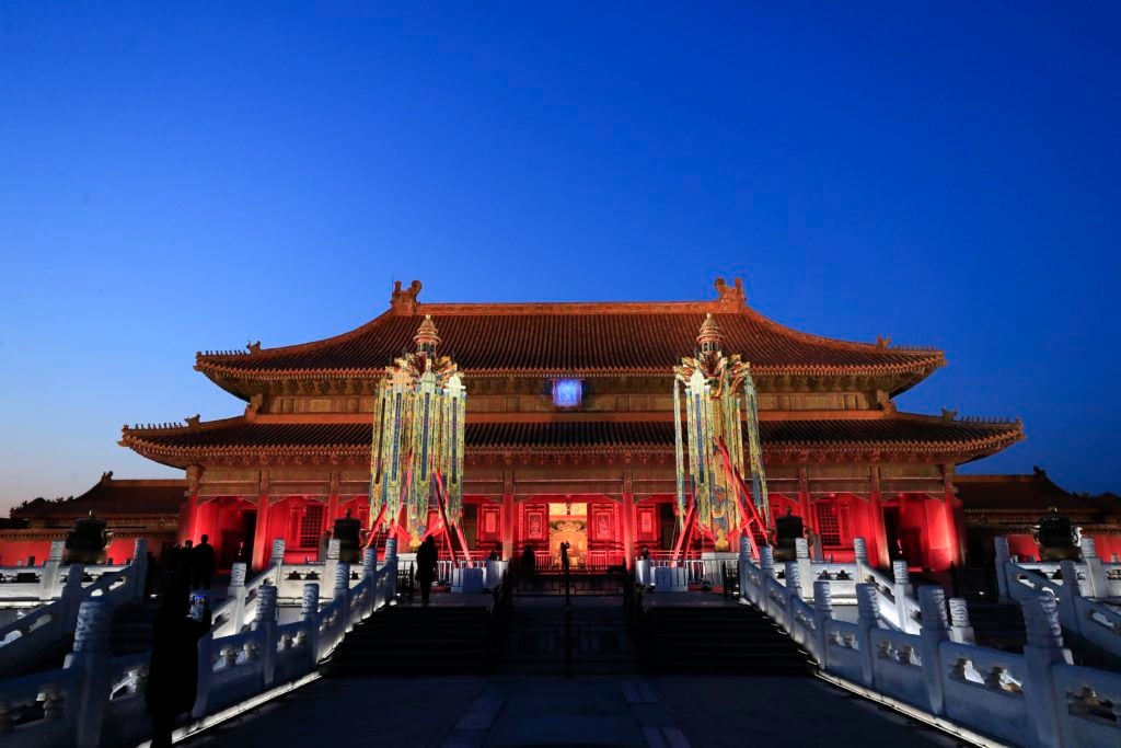 The Palace Museum is now offering an online-only animated panorama of the famed site. Photo by Du Yang/China News Service/Visual China Group via Getty Images.