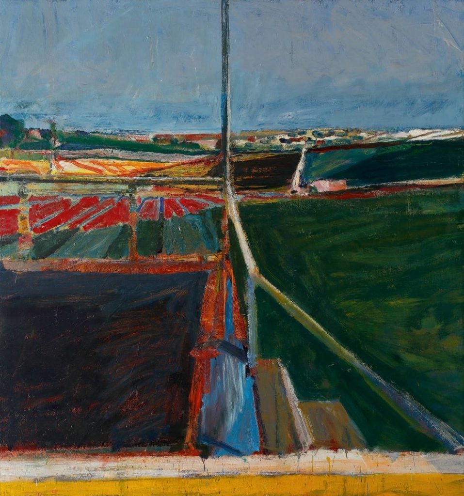 Richard Diebenkorn, <i>View from the Porch</i> (1959). Image courtesy Sotheby's.