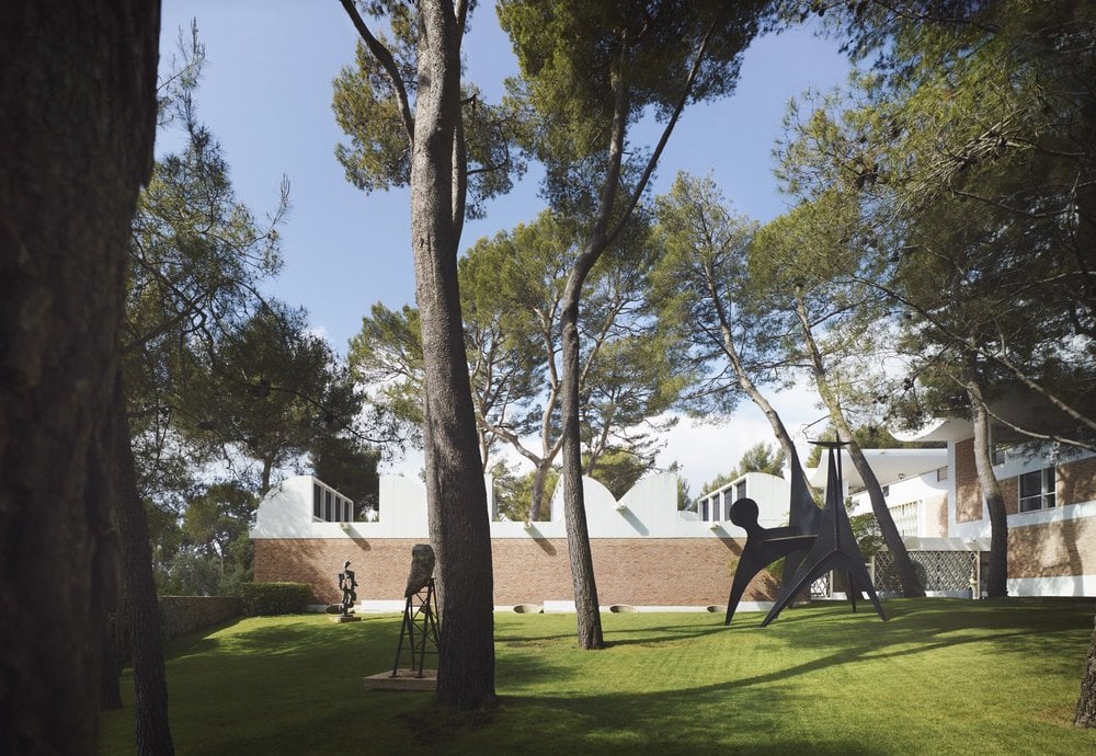 Outdoor artworks at Fondation Maeght. Photo by Getty Images.