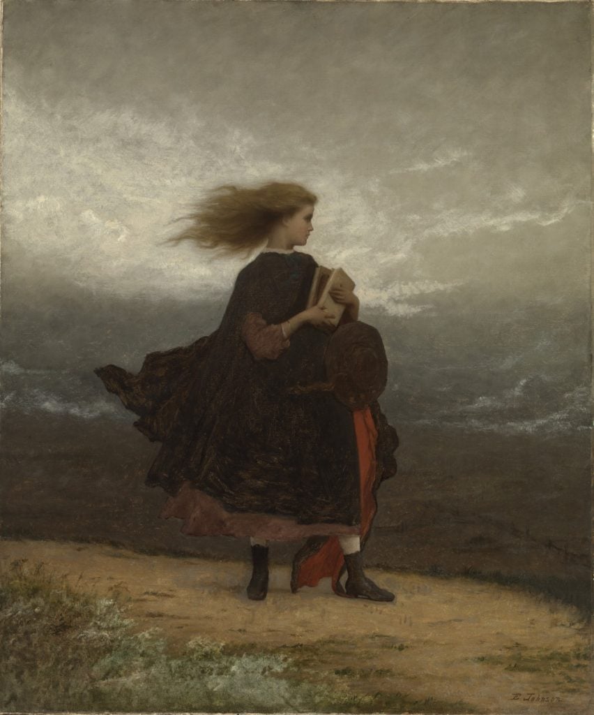 Eastman Johnson, The Girl I Left Behind Me (ca. 1872). Courtesy the Smithsonian.
