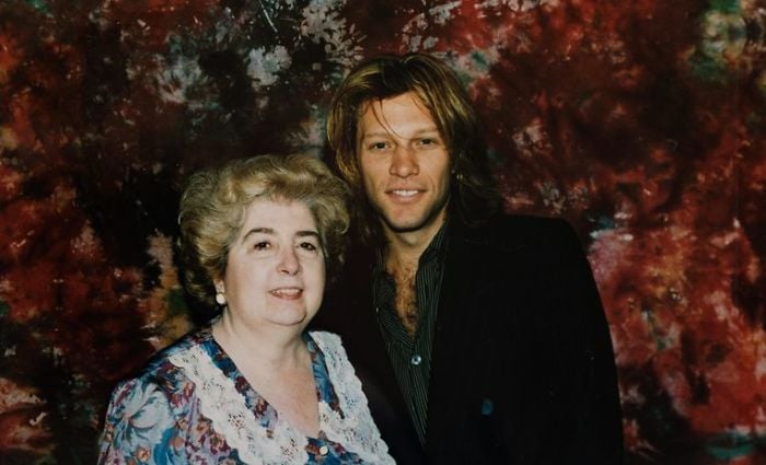 Maria Snoeys-Lagler with Jon Bon Jovi. Photo by Maria Snoeys-Lagler.