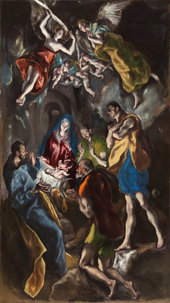 El Greco, The Adoration of the Shepherds (1612-1614). Museo Nacional del Prado, Madrid.