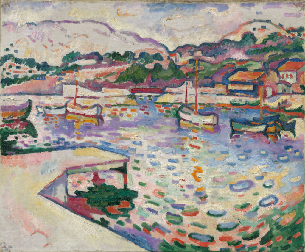 George Braque, <i>The Port de l'Estaque, The Pier</i> (1906). Courtesy of the Cleveland Museum of Art.