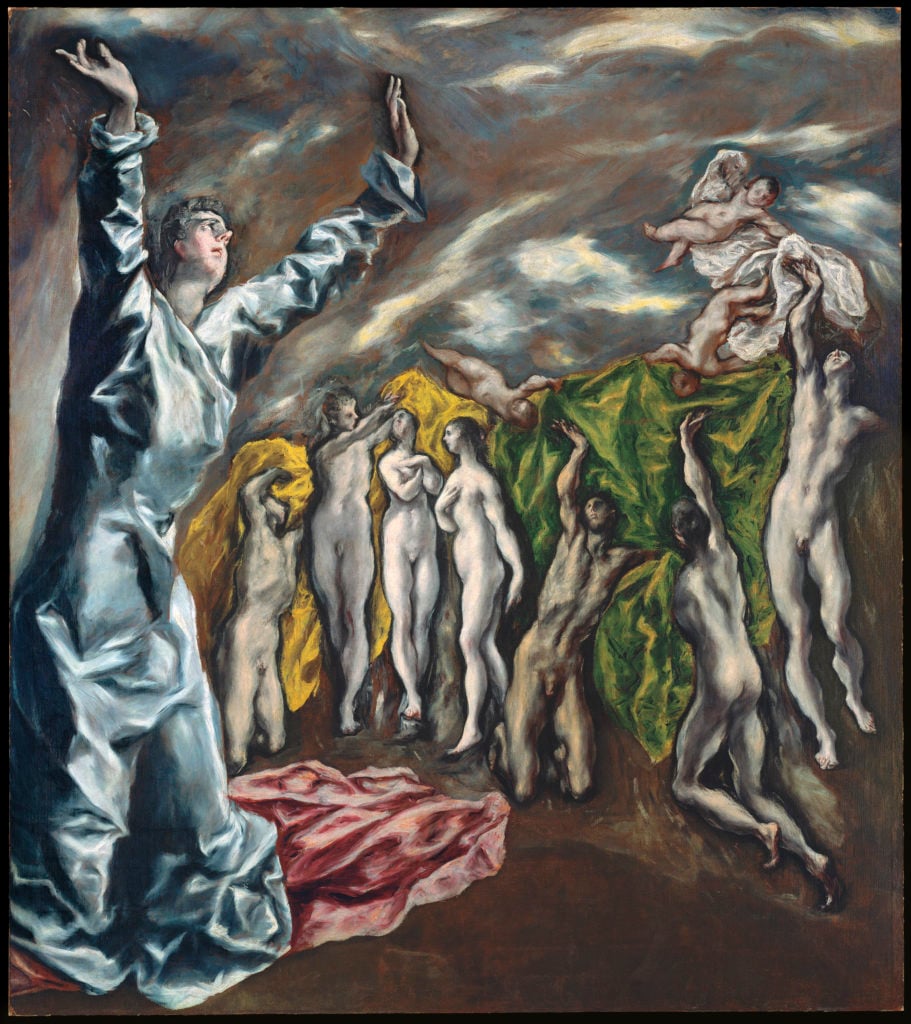 El Greco, <i>The Vision of Saint John </i> (ca. 1609-14). The Metropolitan Museum of Art. 