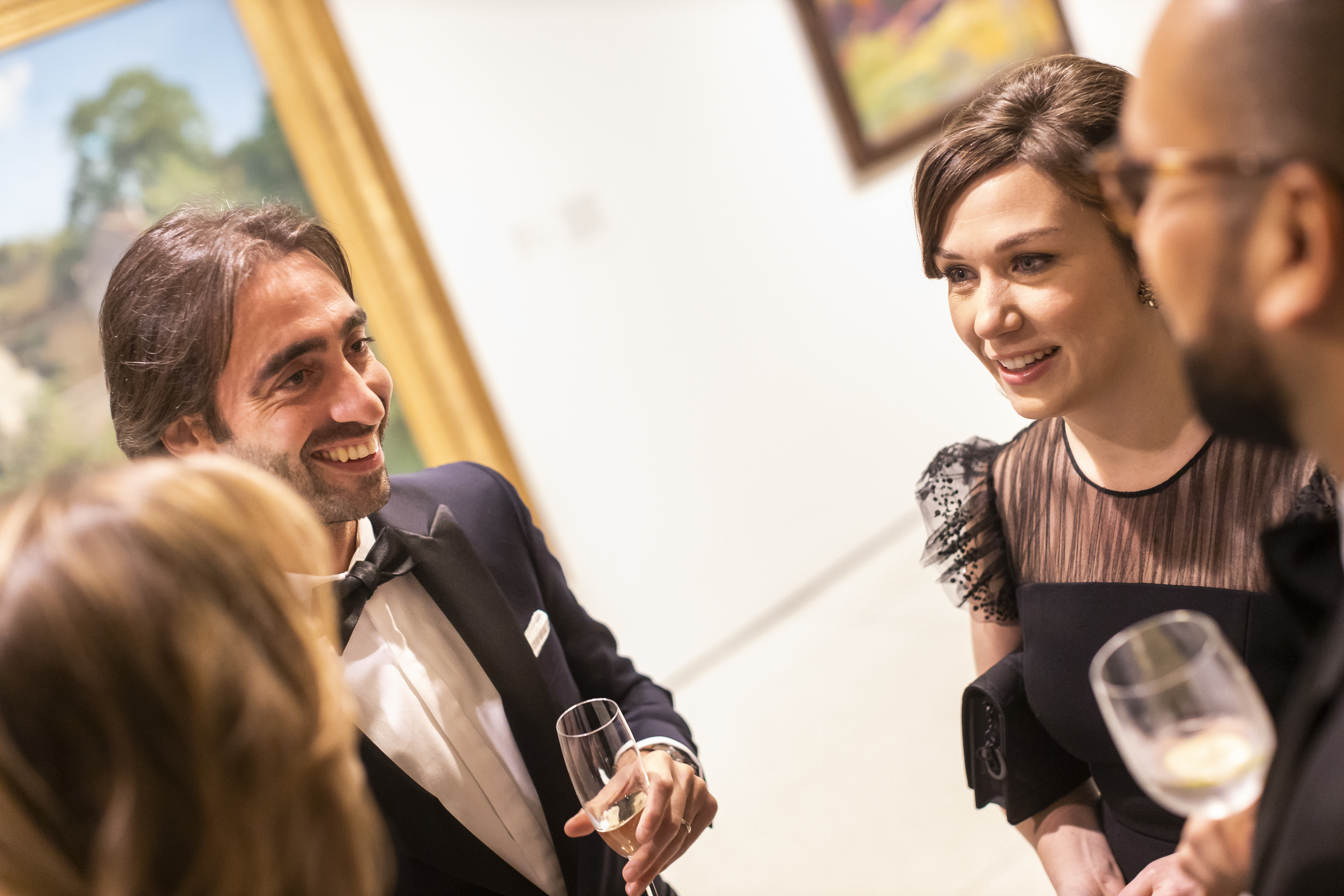 Guests at the Guggenheim's fundraiser. Courtesy of the Solomon R. Guggenheim, New York.