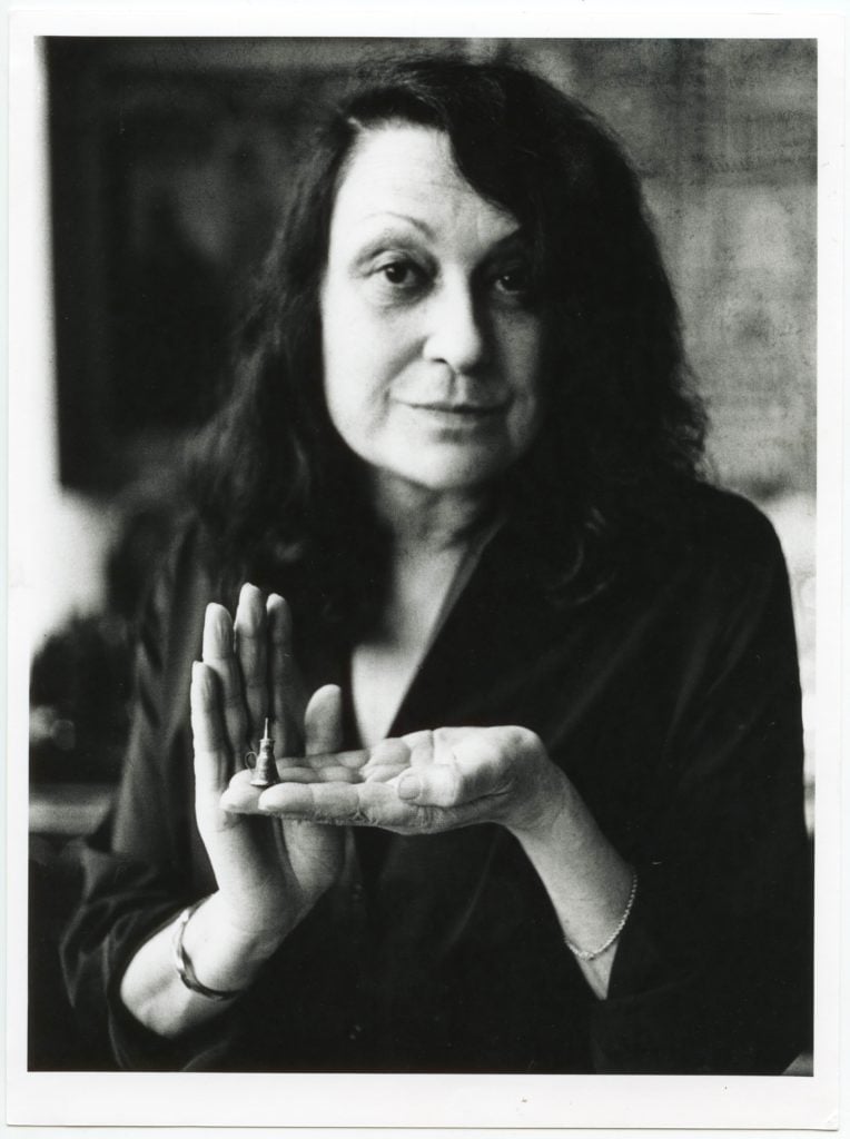 Portrait of Lina Bo Bardi, 1978. Photo: Bob Wolfenson.
