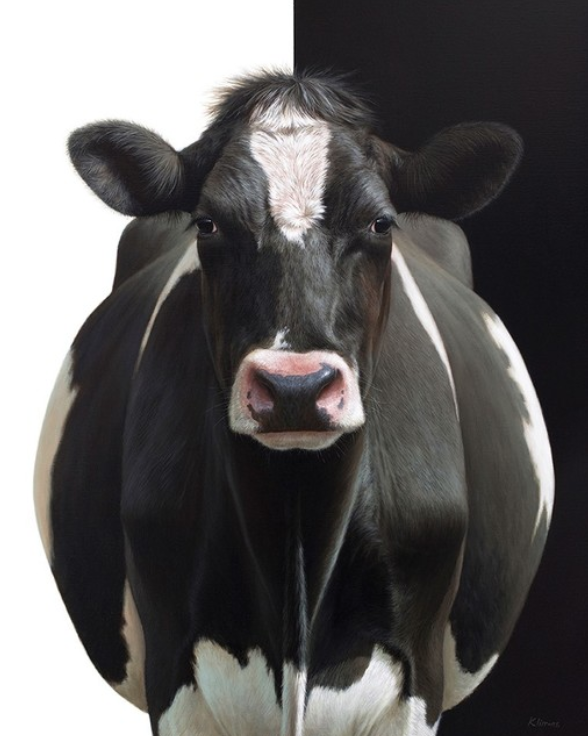 Alexandra Klimas, Olivia the Cow. Courtesy of Plus One Gallery