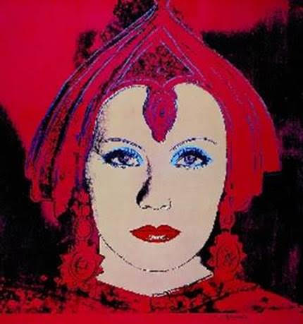 Andy Warhol, Greta Garbo. Courtesy of Ottocento.