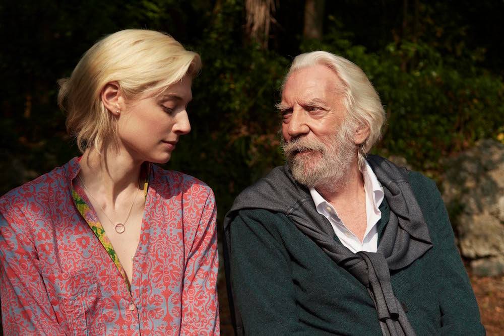 Elizabeth Debicki as Berenice Hollis and Donald Sutherland as Jerome Debney. Photo by Jose Haro. Courtesy Sony Pictures Classics.