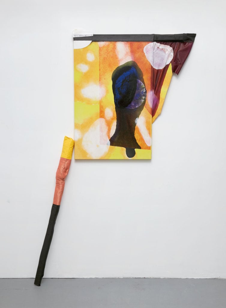 Carrie Moyer and Sheila Pepe, <i>Carries a Soft Stick</i> (2016). © the artists.