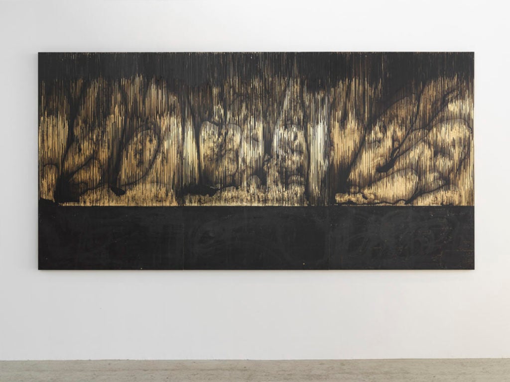 Teresita Fernández, Golden (Odyssey) (2014). Courtesy the artist and Lehmann Maupin, New York, Hong Kong, and Seoul.