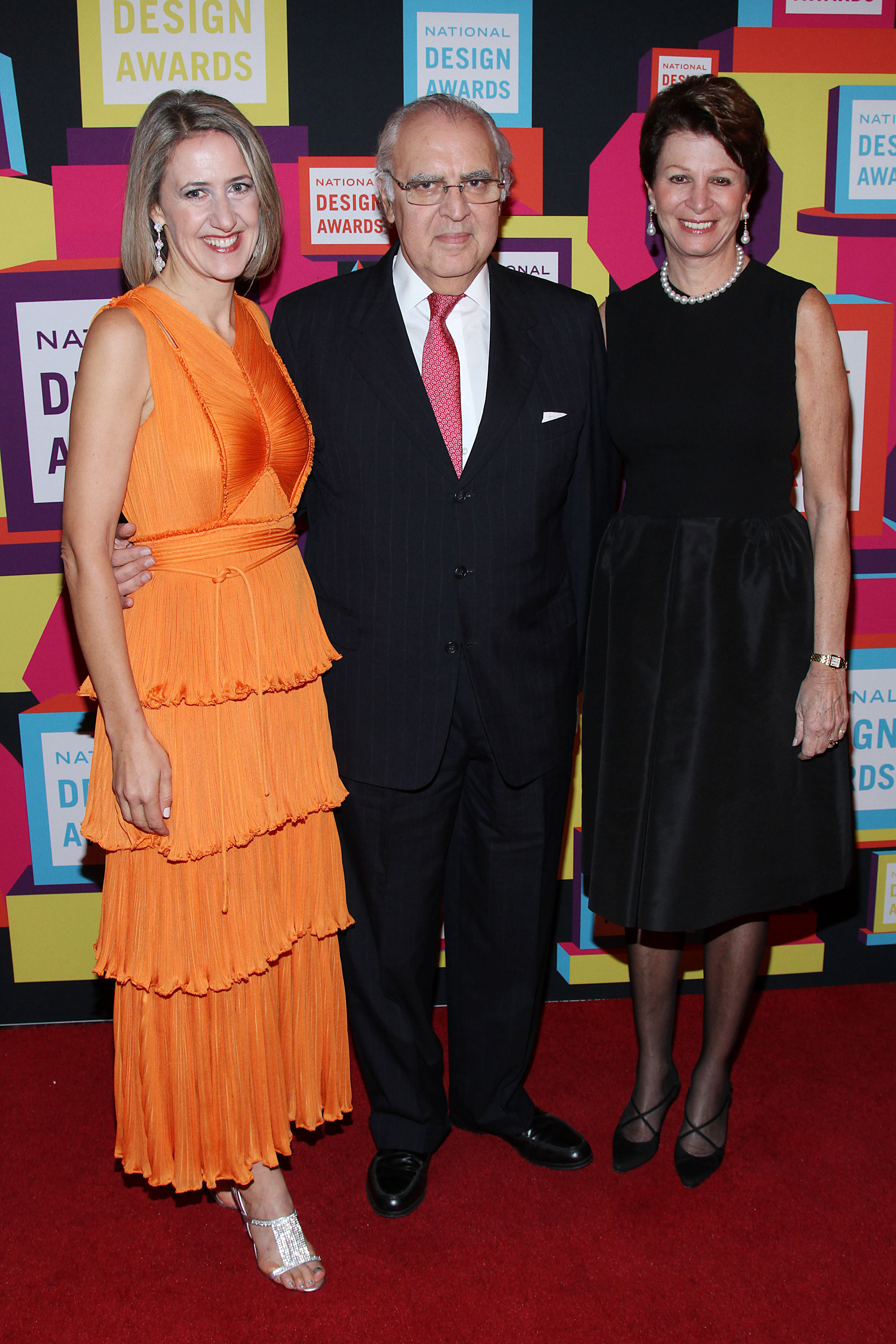 Judy Francis Zankel, on the far right, has removed the Cooper Hewitt from her will in protest against the firing of director Caroline Baumann, on the far left. Photo by Rob Kim/Getty Images.