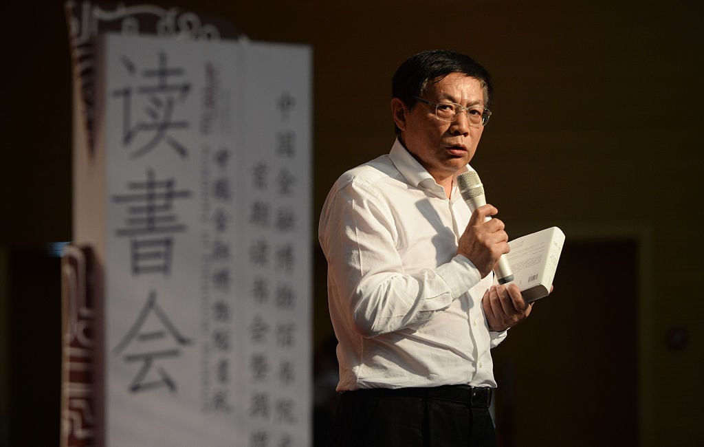 Ren Zhiqiang, the former chairman of Huayuan Property Company Limited, was also a burgeoning artist. Photo: Visual China Group via Getty Images.