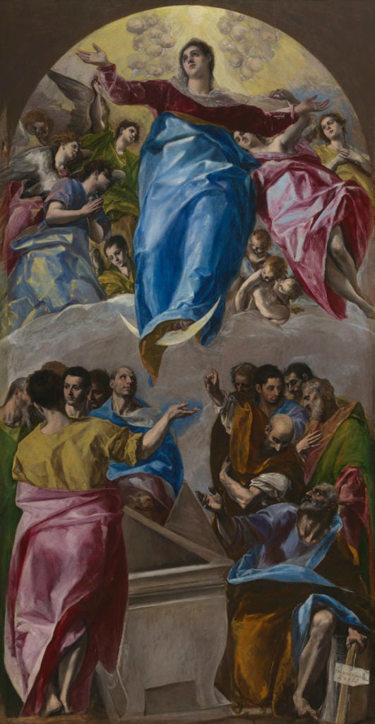 El Greco, <i>The Assumption of the Virgin</i> (1577–79). Courtesy the Art Institute of Chicago. 
