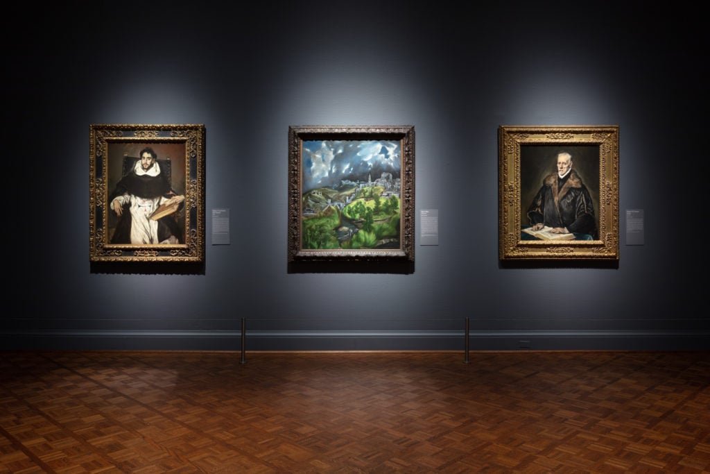 Installation view, "El Greco: Ambition and Defiance" at the Art Institute of Chicago. 
