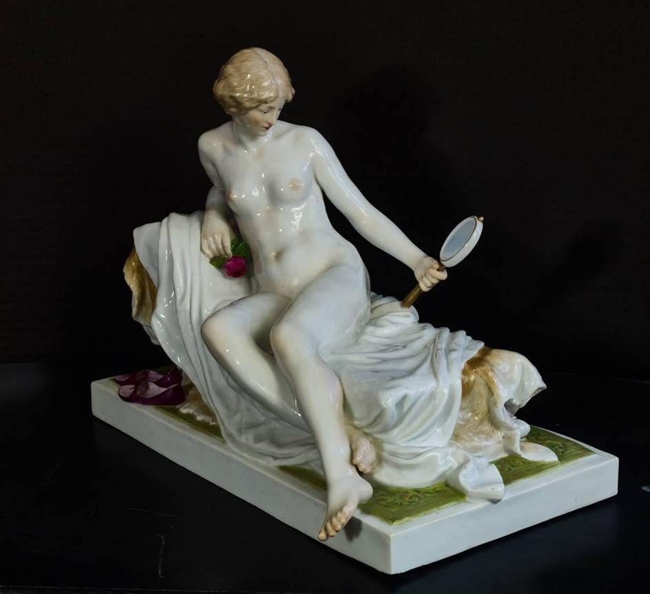 Meissen Nude Figure. Courtesy of Alfandary Antiques.