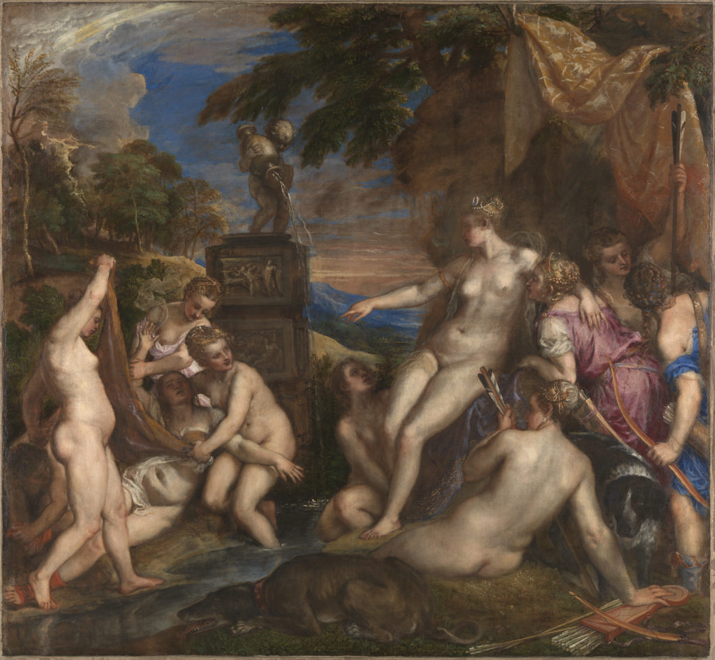 Titian, Diana and Castillo (1556-59). © The National Gallery London / The National Galleries of Scotland.