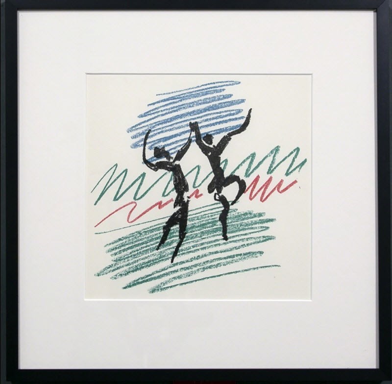 Pablo Picasso, Dancing Figures (1956). Courtesy of White Cross Art.