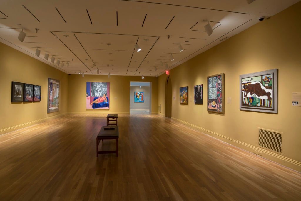 Installation view, "Riffs and Relations" at the Phillips Collection, Washington, DC.