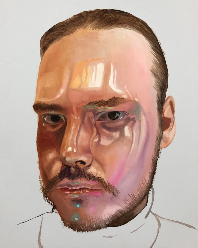 Rinus van Hall, <em>The Fake Surface #64</em> (2020). Courtesy of Kyas Art Salon. 