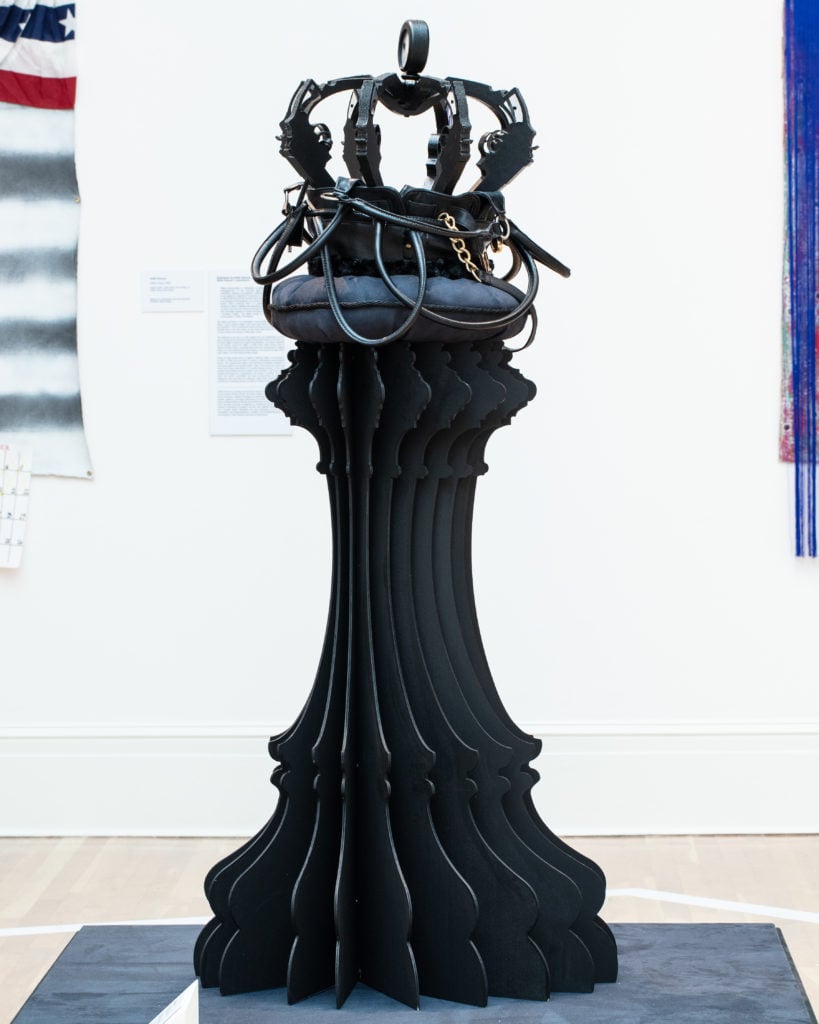 Rontherin Ratliff, <i>All Black & Blue, Bruises of a Queen’s Crown,</i> (2018). Courtesy Newcomb Art Museum of Tulane University. 