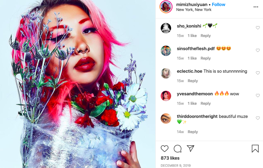 Mimi Zhu on Instagram.