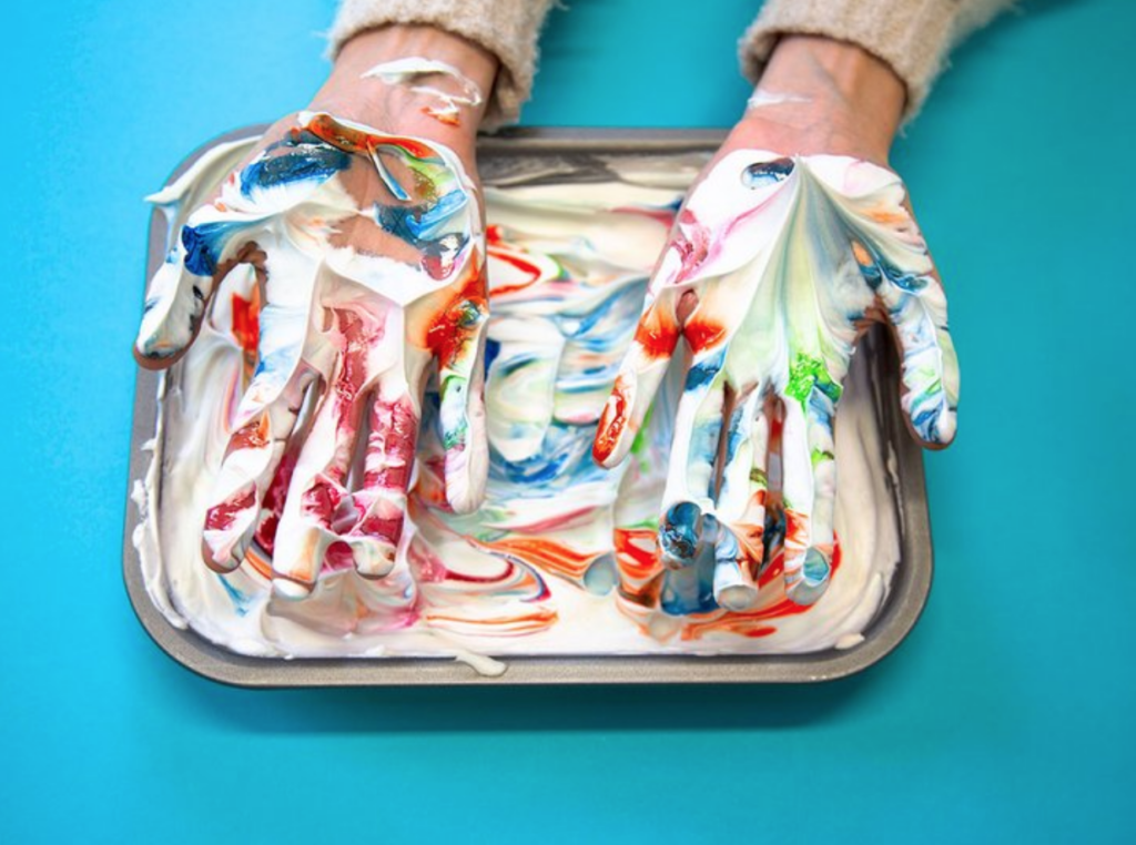Learn how to make marbled paper, among other arts and crafts, with Tate Kids. Courtesy of Tate Museums.