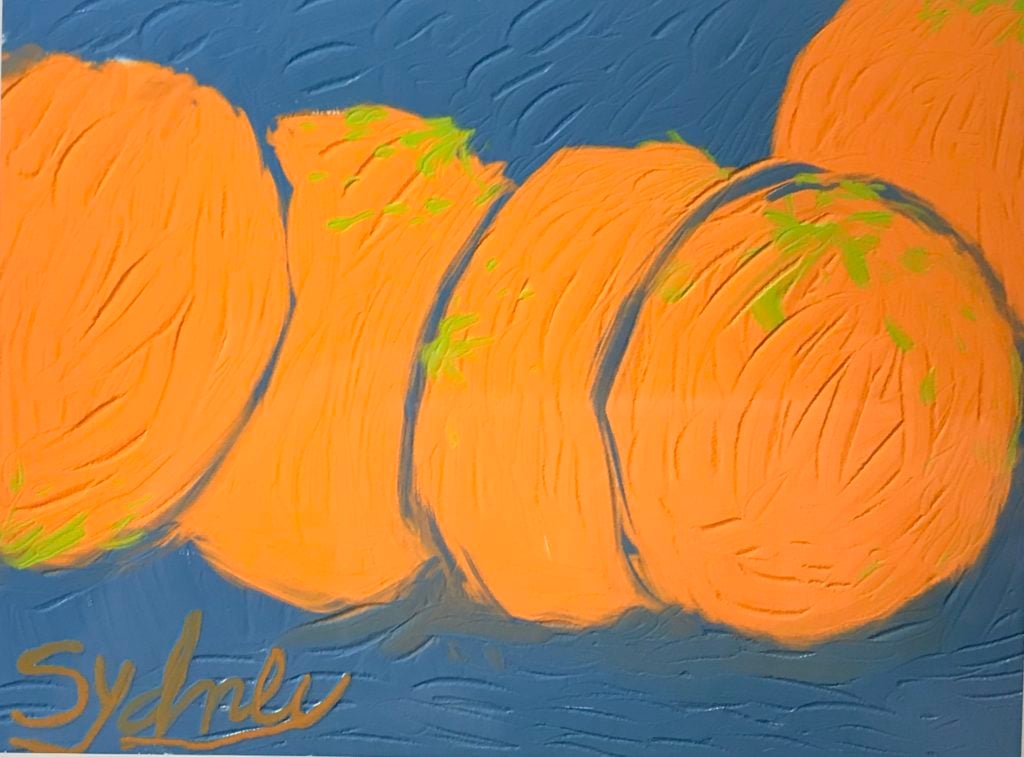 Sydney Edmond, <em>Oranges</em>. Courtesy of the Art of Autism. 