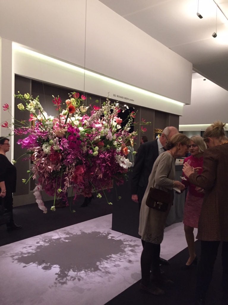 Tulips at TEFAF. Photo by Eileen Kinsella
