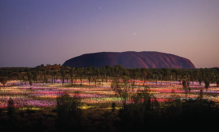 Munro's work in Uluru. Photo courtesy Getty Images.