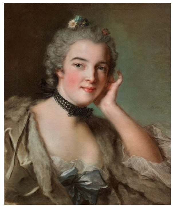 Jean Marc Nattier, <i>Portrait of an Elegant Lady</i> (1740). Courtesy of Didier Aaron. 