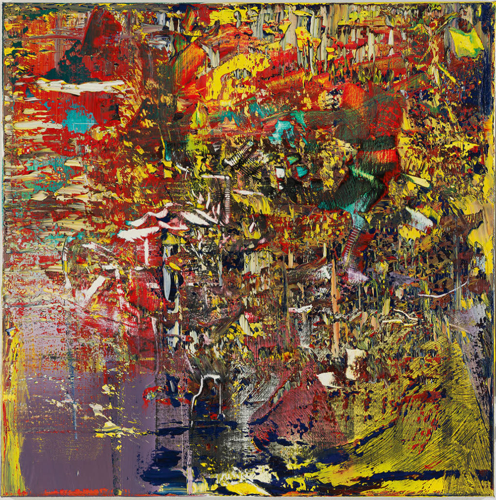 Gerhard Richter, 947-5 Abstract Painting (2016). Courtesy of Marian Goodman Gallery. 