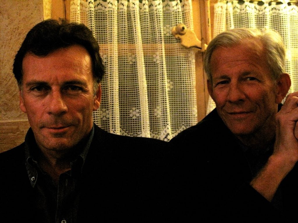 Nicolas Rachline and Peter Beard. Photo courtesy of Nicolas Rachline. 
