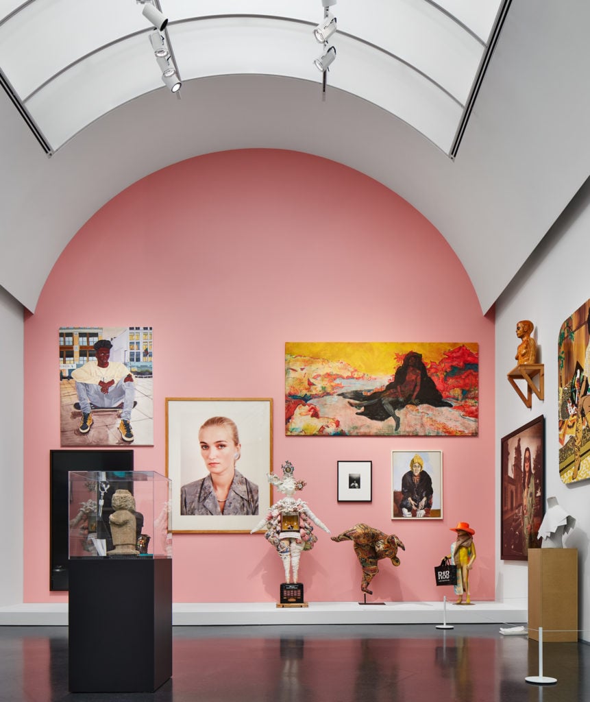 Installation view, "Duro Olowu: Seeing Chicago," 2020. Photo: Kendall McCaugherty. Courtesy of MCA Chicago. 