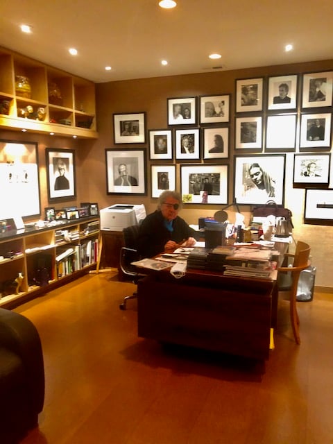 Dale Chihuly's home office. Photo courtesy of Dale Chihuly.