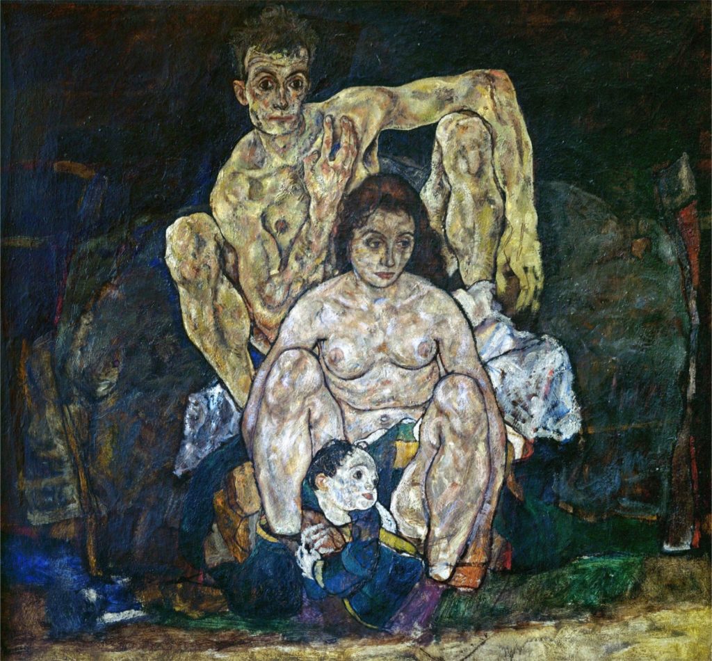 Egon Schiele, <i>The Family</i> (1918).
