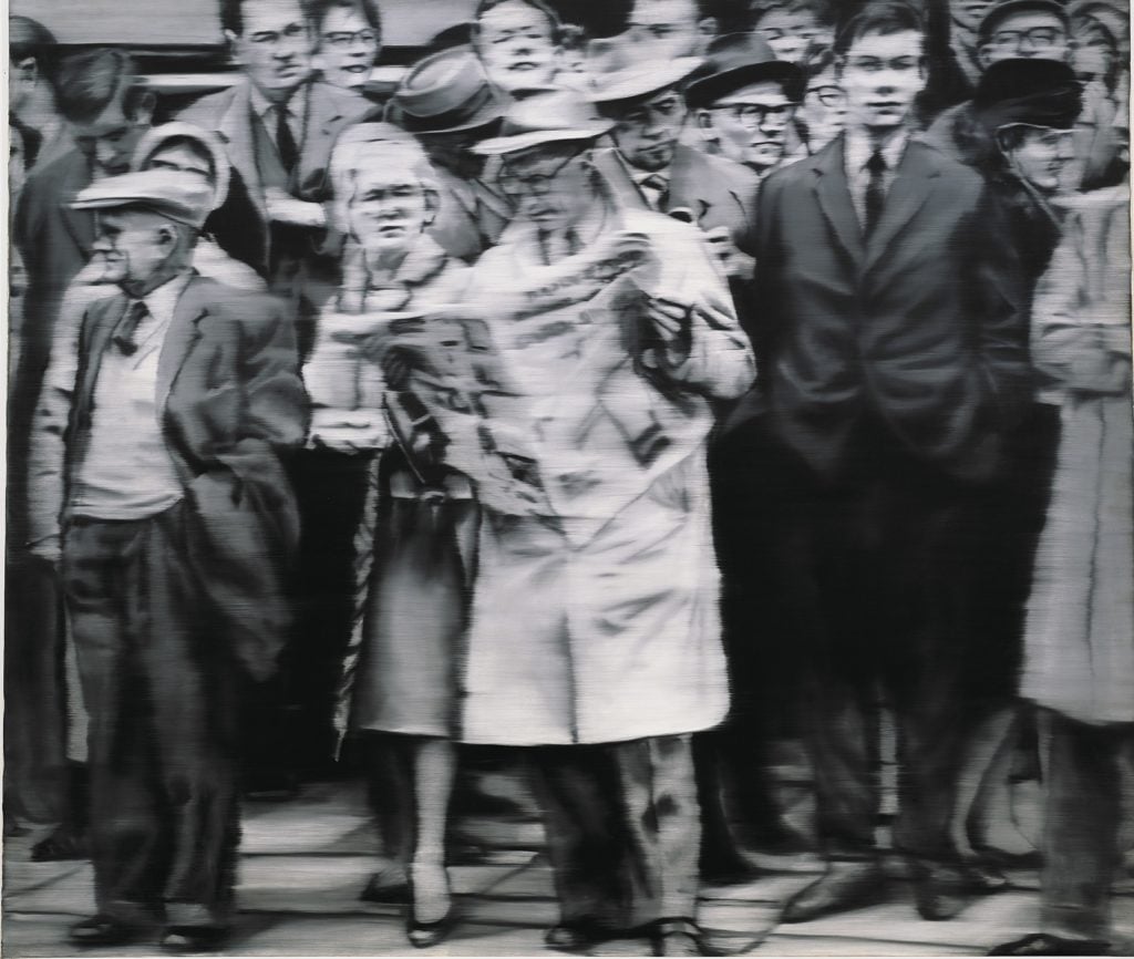 Gerhard Richter, Group of People (1965). © Gerhard Richter 2019,