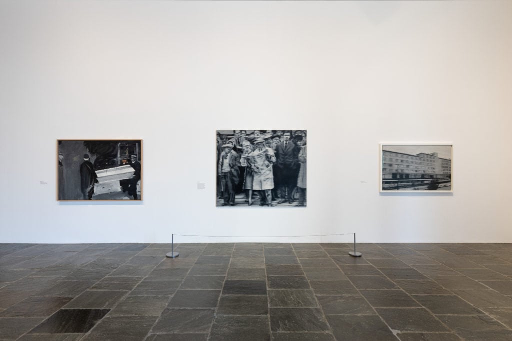 installation view, "Gerhard Richter: Painting After All at the Met Breuer, 2020. Photo: Chris Haynes, courtesy of the Metropolitan Museum of Art.