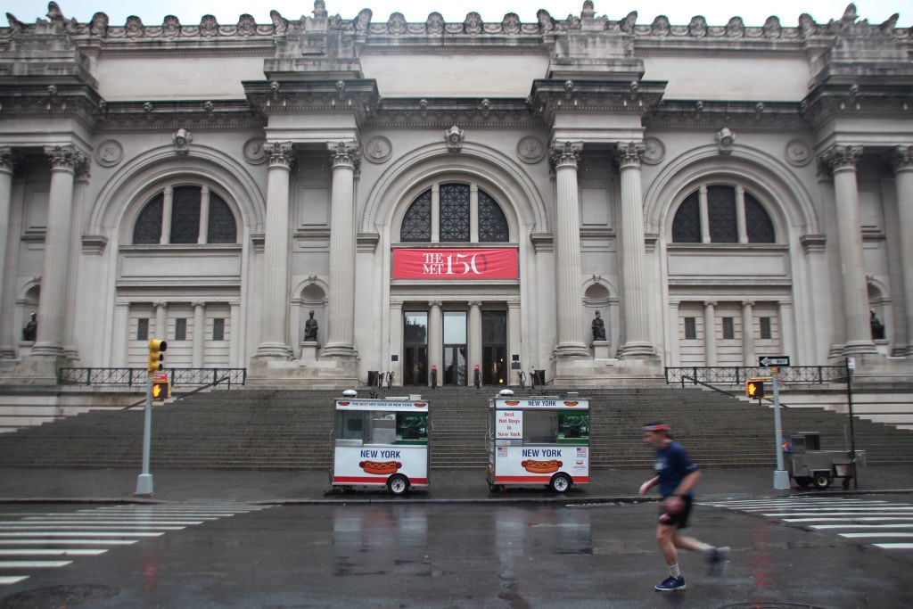 The Metropolitan Museum of Art in April 2020. Photo: Christina Horsten/picture alliance via Getty Images.