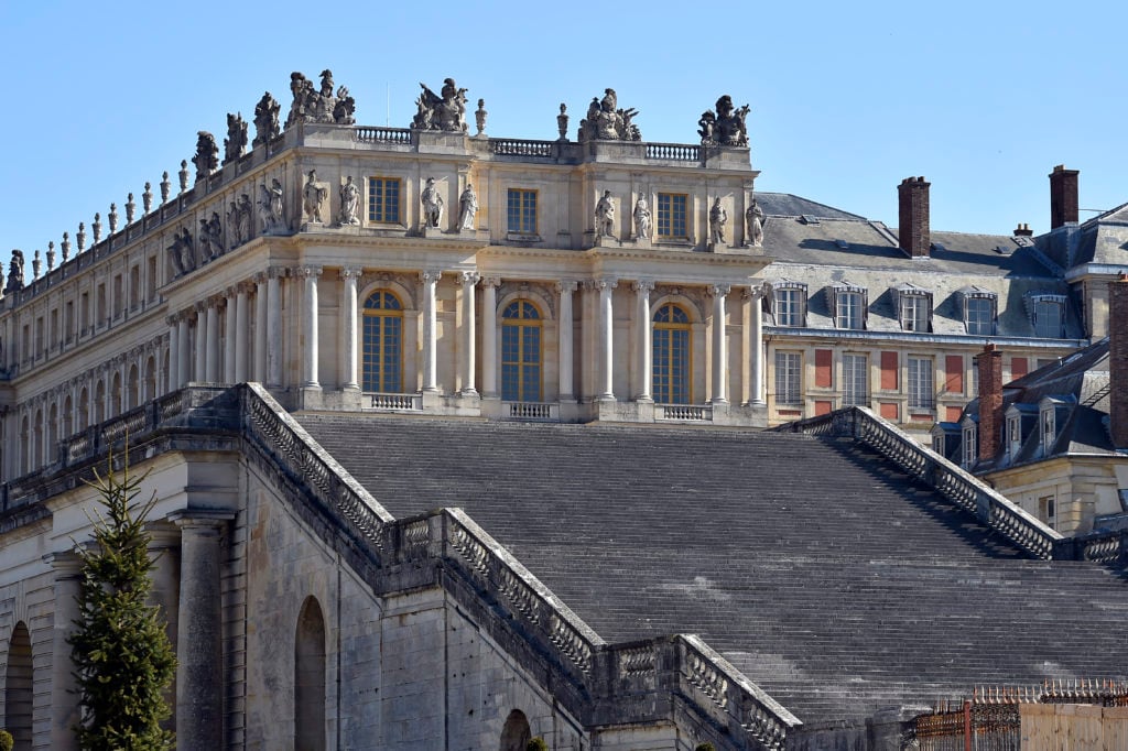 A view of empty Chateau de Versailles in Versailles, France. Photo by Aurelien Meunier/Getty Images.
