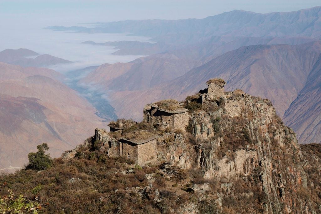 Ruins in Hural in the Peruvian Andes. Photo by Fotoholica Press/LightRocket via Getty Images.