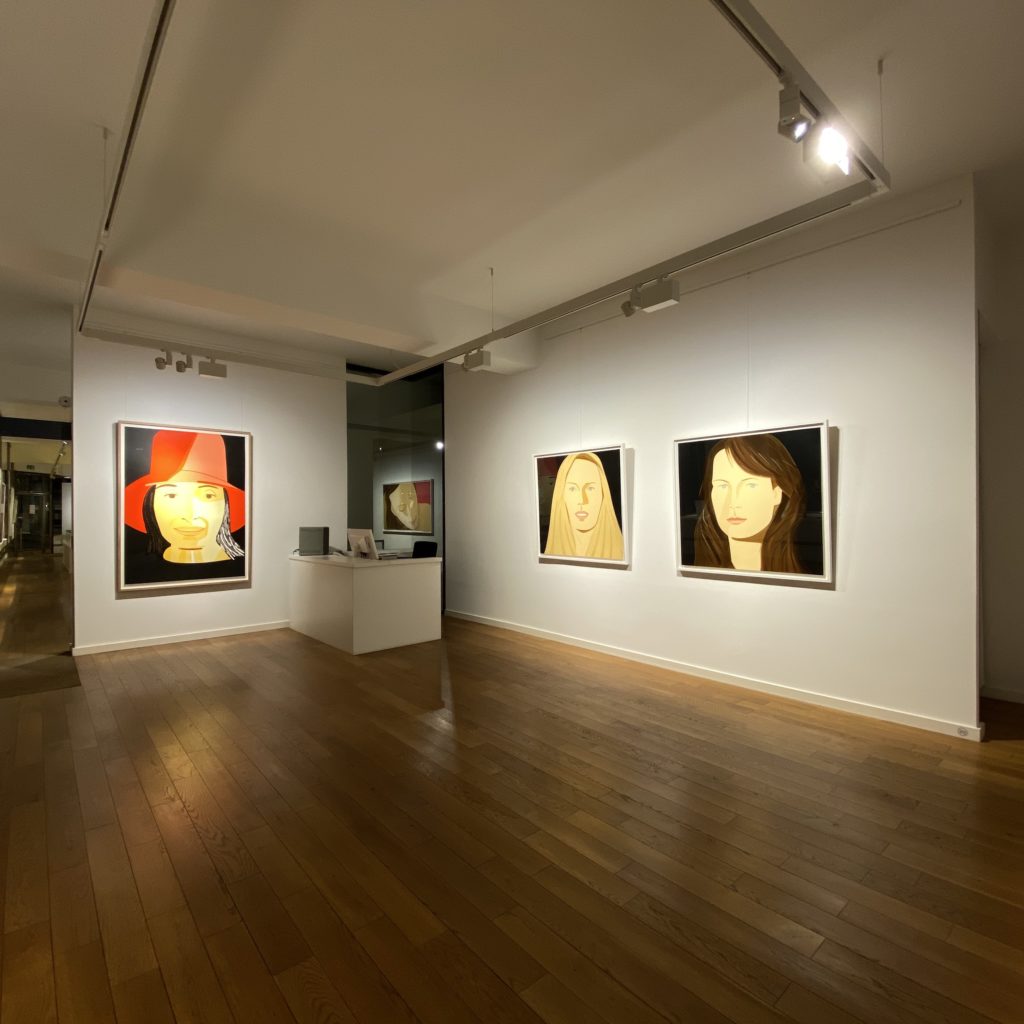 Installation view of "Alex Katz" 2020. Courtesy of Galerie Boisserée. 