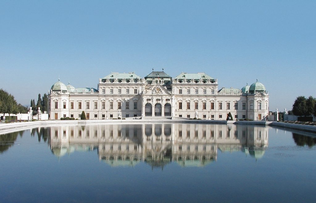 Vienna's Belvedere Museum. Photo by Belvedere, Wien, Creative Commons Attribution-Share Alike 3.0 Austria license.