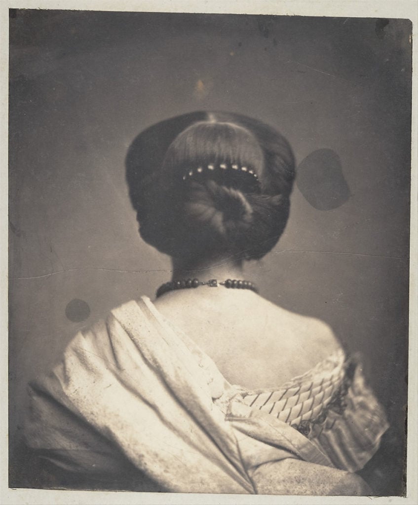 Onésipe Aguado de las Marismas,Woman Seen from the Back (ca. 1862). Image courtesy Metropolitan Museum of Art.