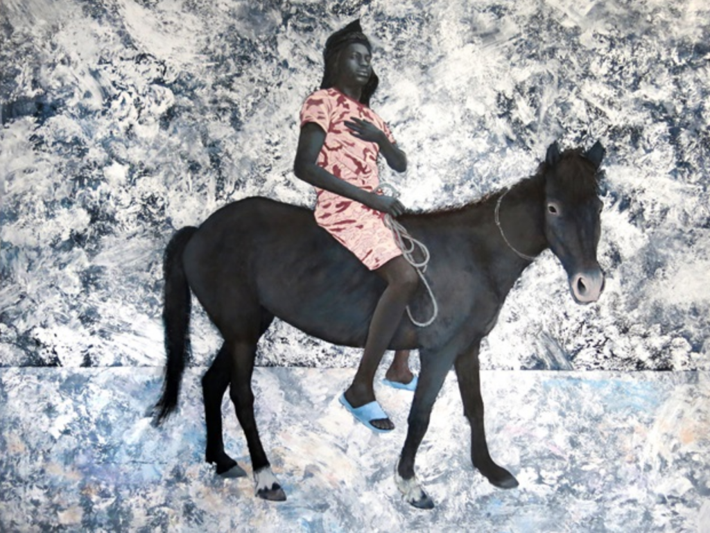 Los Bravú, Equestrian Portrait in Gandiol (2020). Courtesy of Lyle O. Reitzel.