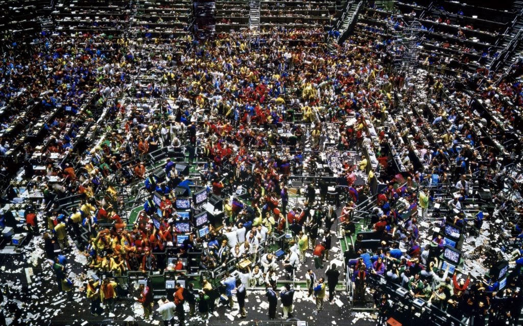 Andreas Gursky, Board of Trade II (1998). Courtesy of Tate Museums.