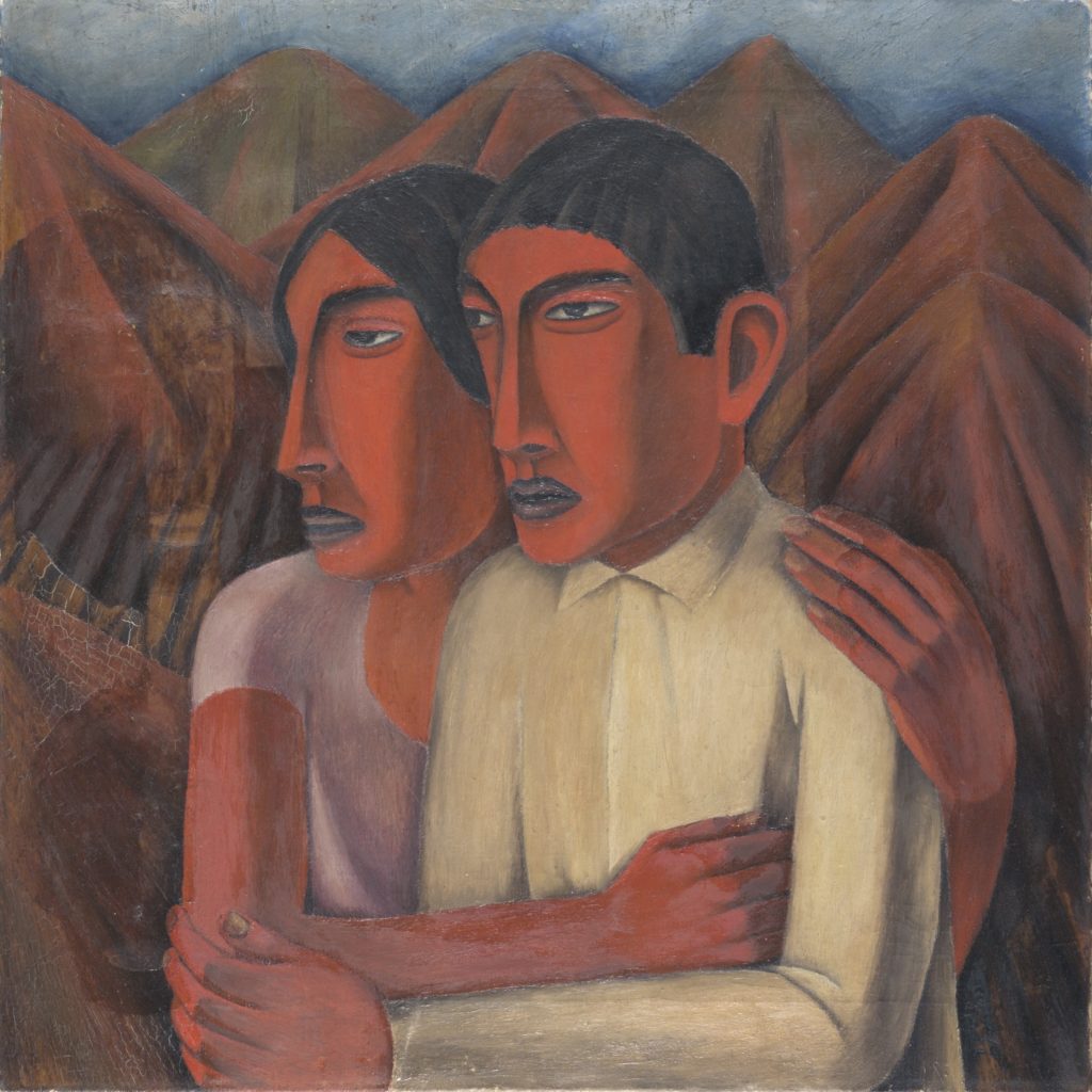 Rufino Tamayo, <i>Man and Woman</i>, (1926). Philadelphia Museum of Art. © 2020 Tamayo Heirs / Mexico / Artists Rights Society (ARS), New York.