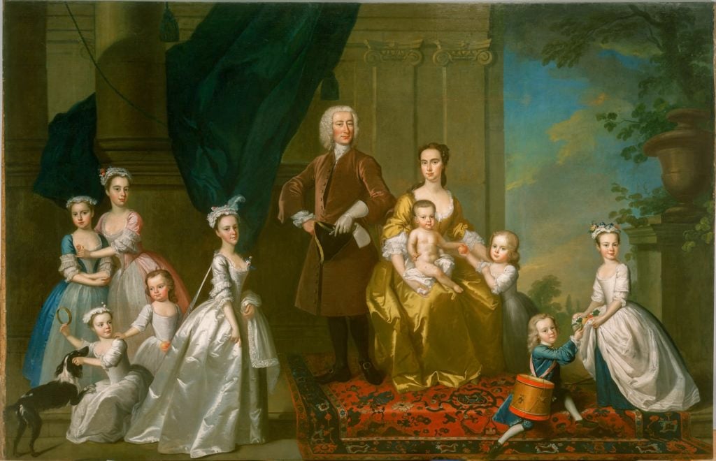 Thomas Hudson, The Radcliffe Family (ca. 1742). Courtesy of the Denver Art Museum.